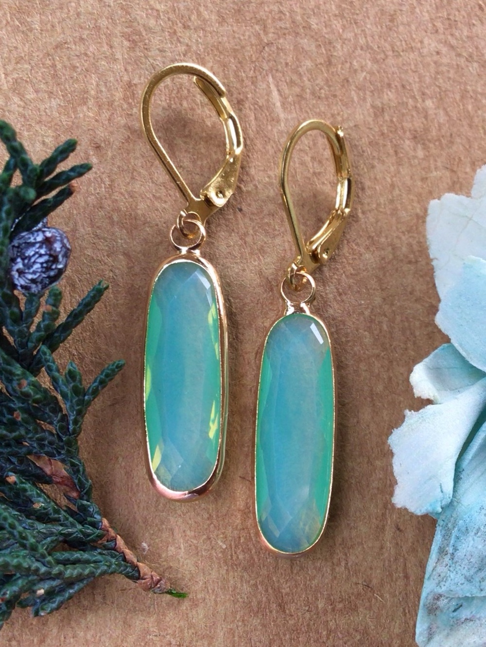 Sundance Charm Chalcedony Gold Filled Earrings